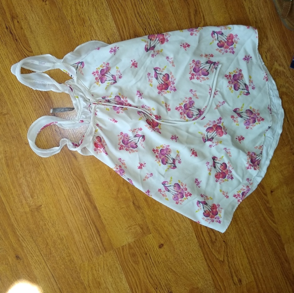Lauren Conrad Cherry pattern, flowy tank